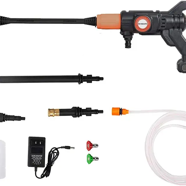 (New) Handheld Battery Powered 320 PSI Pressure Washer = $90