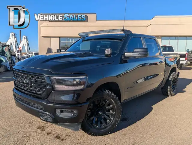 2022 Ram 1500 Sport 5.7L LEATHER/12'' Nav/FUEL Rims/Camera