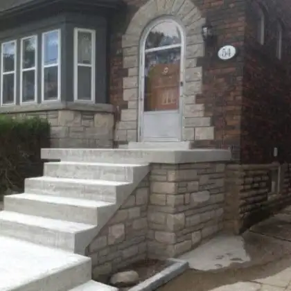 landscaping .interlock.concrete.patio