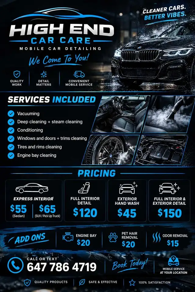 Mobile Car Detailing