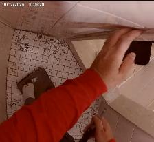Nasty washroom recaulking service.  Bluesky Caulking $200 starts - Photo 3