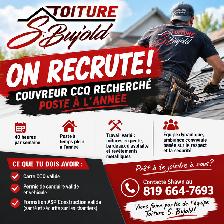 Couvreur CCQ recherchés