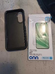 Onn Samsung Galaxy A17 Case and Screen Protector