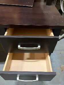 computer desk with cabinet - Photo 2