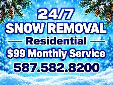 ❄️ $99 MONTHLY SNOW REMOVAL SERVICE ❄️