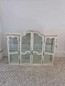 FREE DELIVERY Real Wooden China Cabinet Hutch / Curio Cabinet - Photo 8