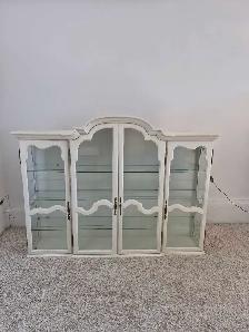FREE DELIVERY Real Wooden China Cabinet Hutch / Curio Cabinet - Photo 9