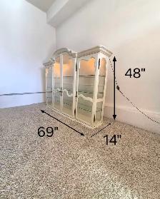 FREE DELIVERY Real Wooden China Cabinet Hutch / Curio Cabinet - Photo 10