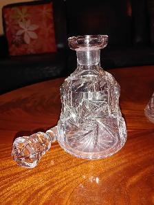 Trio cristal ' PINWHEEL ' ( carafe / pichet / vase ) - Photo 2