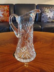 Trio cristal ' PINWHEEL ' ( carafe / pichet / vase ) - Photo 3