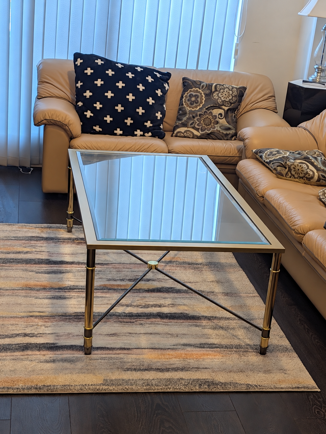 Modern Living Room Glass Coffee Table