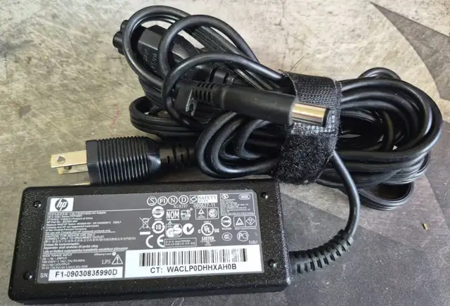 HP 65W LAPTOP CHARGER – 7.4MM BARREL TIP – $20 OBO