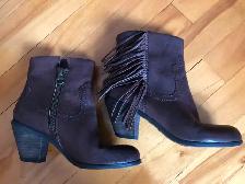 BOTTILLONS EN CUIR POUR FEMMES