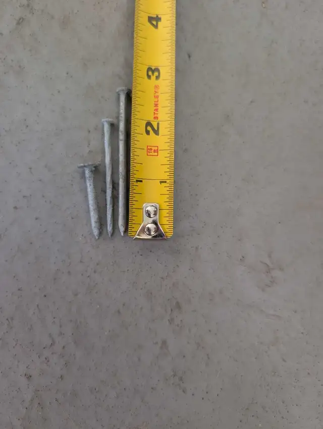 Assorted Galvanized Nails