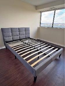 Queen Bed Frame with Clean Modern Finish