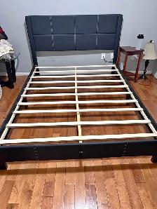 Queen Bed set   orthopedic mattress