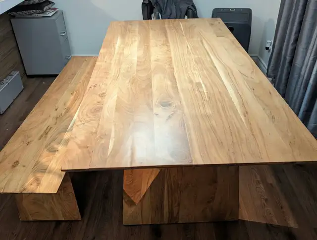 Table de cusine en bois