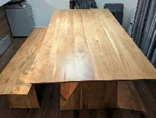 Table de cusine en bois