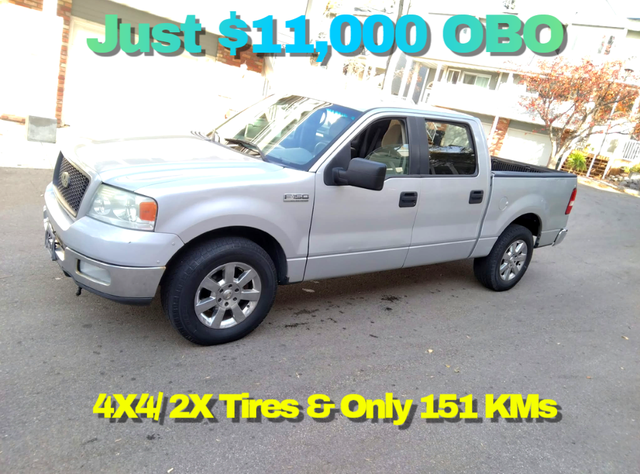 06 F150 4x4, Mint & Only 151KMs ⭐Only $11K OBO⭐
