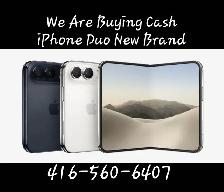 We are buying cash iPhone Duo New Brand