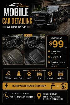 Mobile car detailing