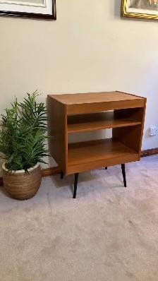 Mid century. TEAK TECK. Buffet, table console, bar, bahut disque - Photo 6
