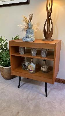 Mid century. TEAK TECK. Buffet, table console, bar, bahut disque - Photo 9