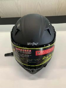 matte black full-face motorcycle   woljay helmet - Photo 3