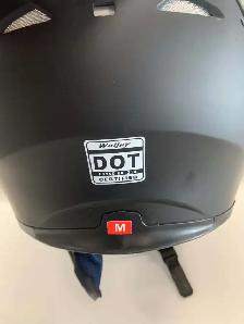 matte black full-face motorcycle   woljay helmet - Photo 4