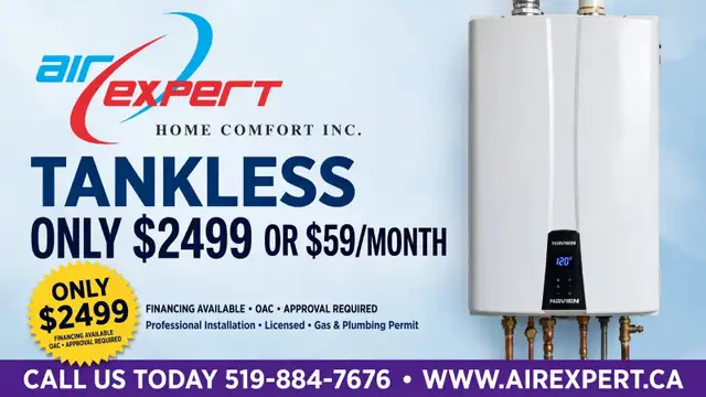 TANKLESS WATER HEATER • TANKLESS WATER HEATER • TANKLESS