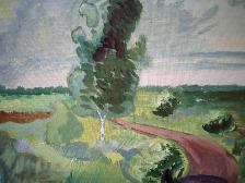 Painting Acrylic on Canvas Landscape 2 - Photo 2