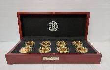 (B1329) Bradford Exchange 100th Annversary Of JFK 8Pc Coin