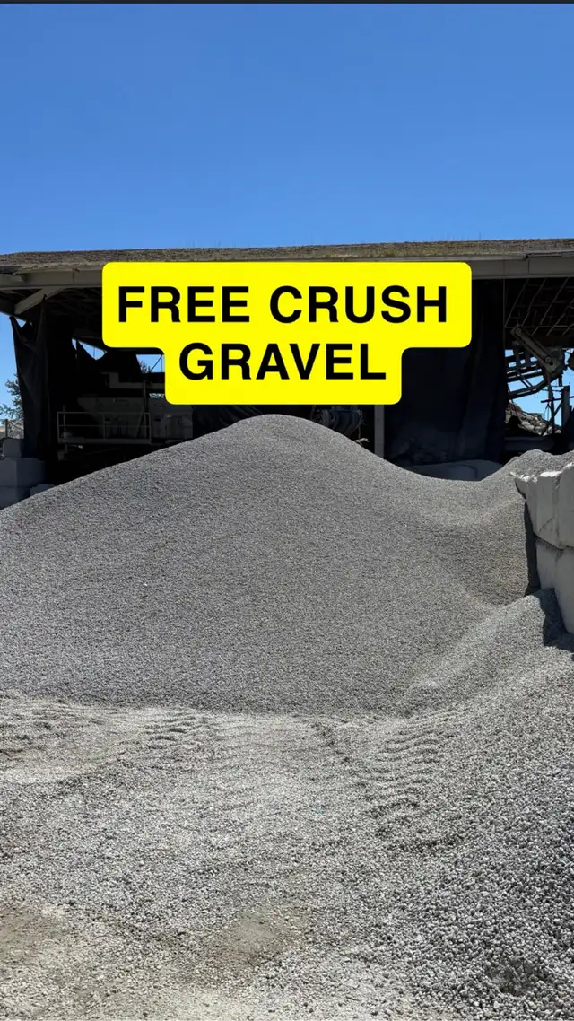 Crushed Gravel - Free