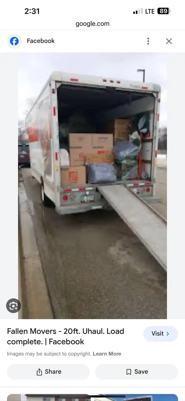 Moving helper job