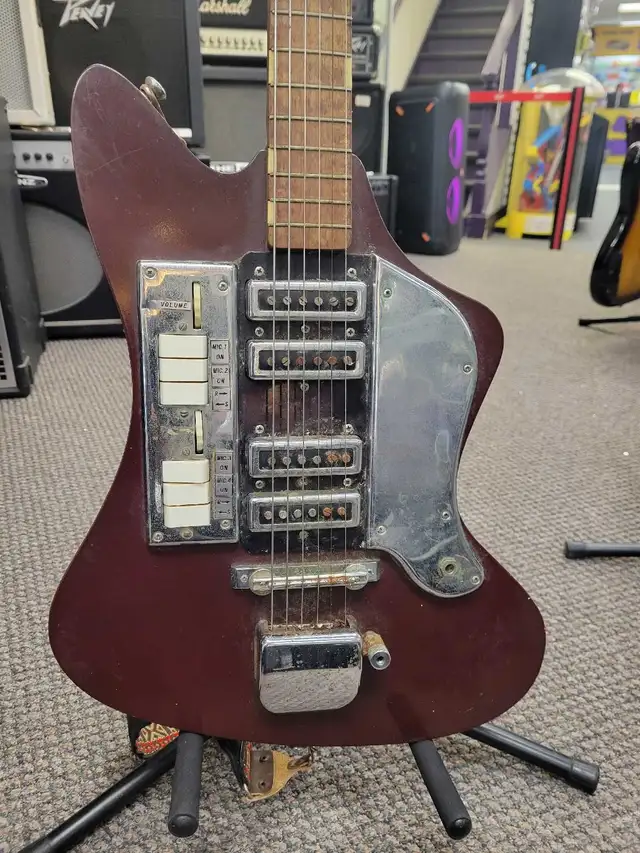 Teisco SD 4L 1960's Electric Guitar AS IS