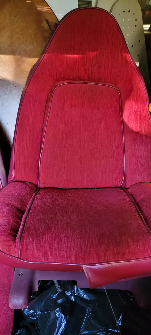 Beautiful '73-'77 Red Swivel Bucket Seats