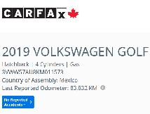 2019 Volkswagen Golf 1.4T MANUAL! COMFORTLINE!ONE OWNER! - Photo 2