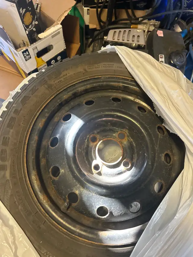 4x100mm snow tires and rims
