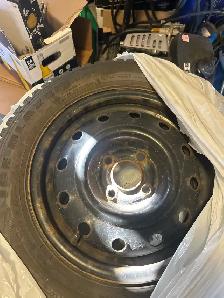 4x100mm snow tires and rims