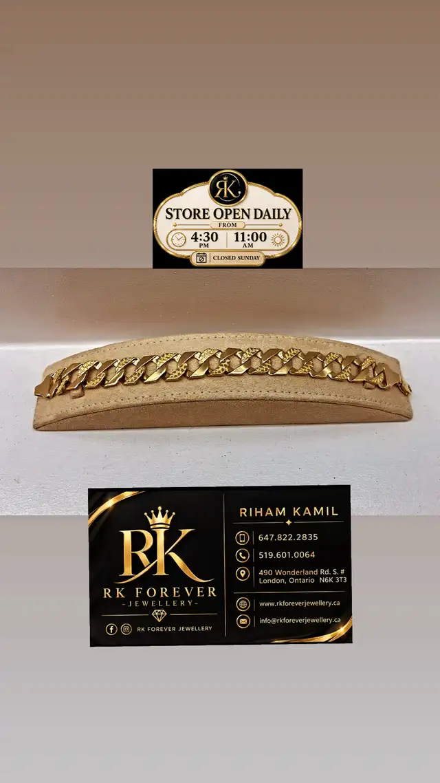 10K  yellow Gold Bracelet  # R 66