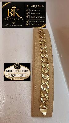 10K  yellow Gold Bracelet  # R 66 - Photo 3
