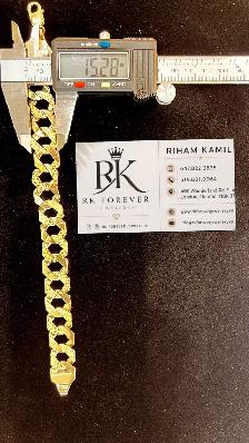 10K  yellow Gold Bracelet  # R 66 - Photo 7