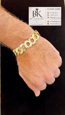 10K  yellow Gold Bracelet  # R 66 - Photo 8