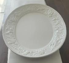17.5 – 21 inches Large-sized ceramic/enamel vintage oval platte - Photo 2