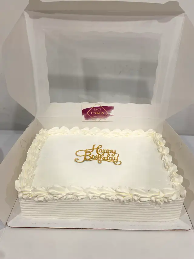 Slab Cakes 10-12 servings classic Vanilla cake