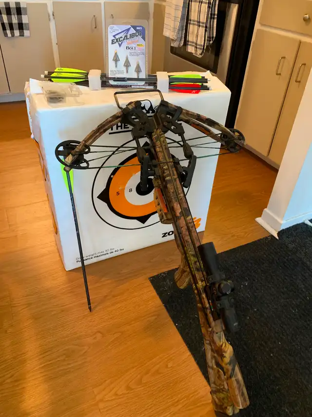 Arbalète et équipements à vendre