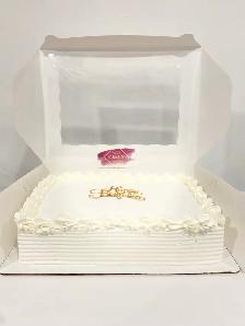 Slab cake 25-30 servings classic vanilla cake - Photo 4