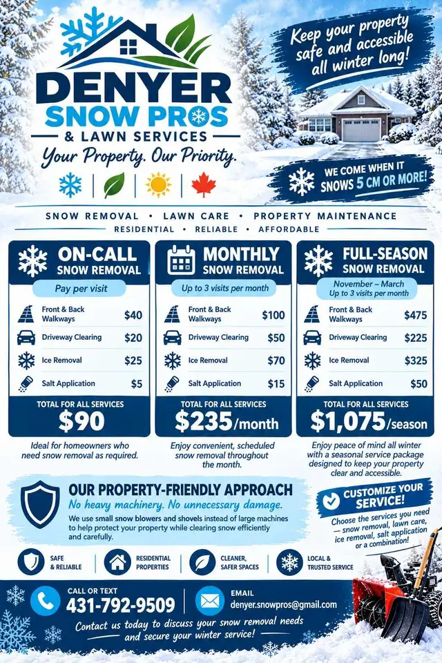 Denyer Snow Pros & Lawn Services