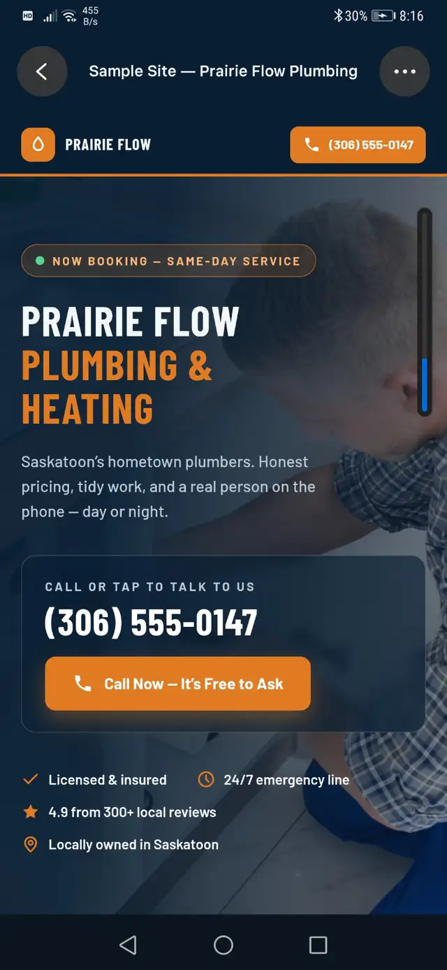 Saskatoon Websites for Small Business — Built Local.