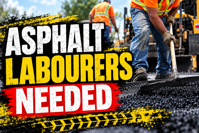 ASPHALT LABOURERS NEEDED